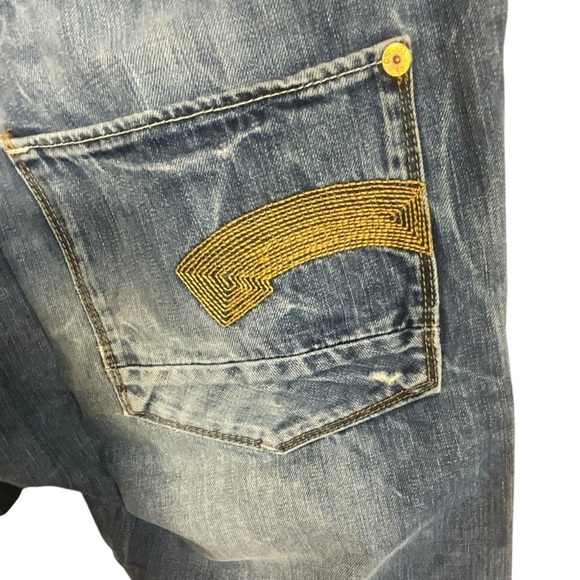 G- Star Raw Heller Men Low Straight Button Fly Jeans - Picture 13 of 13